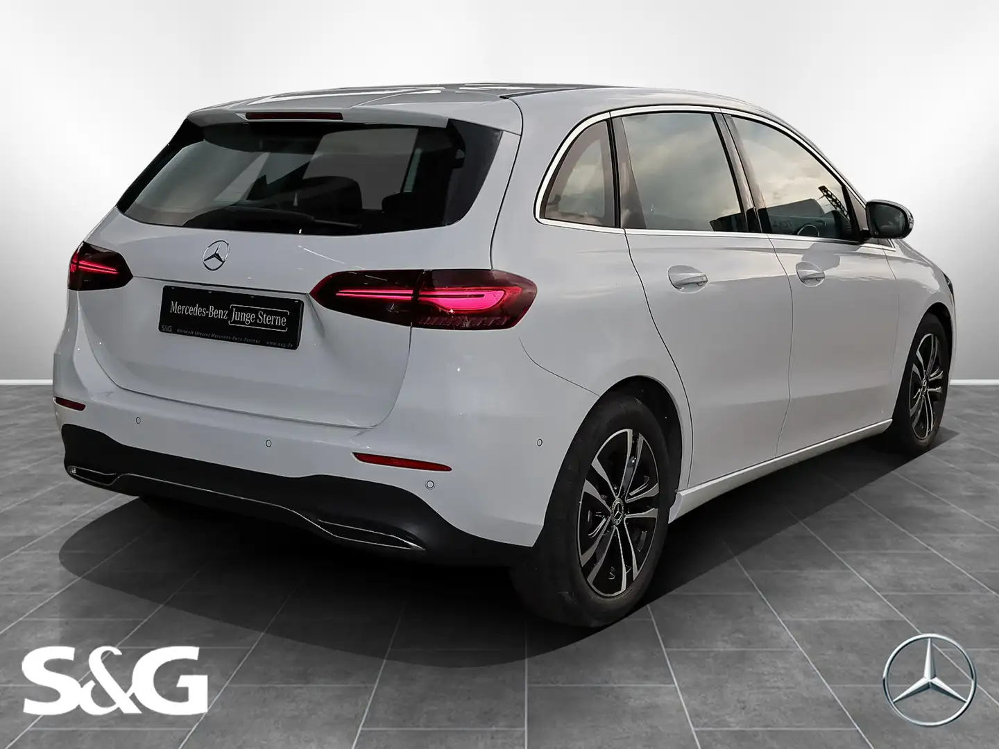Mercedes-Benz B 200 DISTRONIC+TOTWINKEL+360°+MBUX+LED+17 ZOLL Weiß - 2