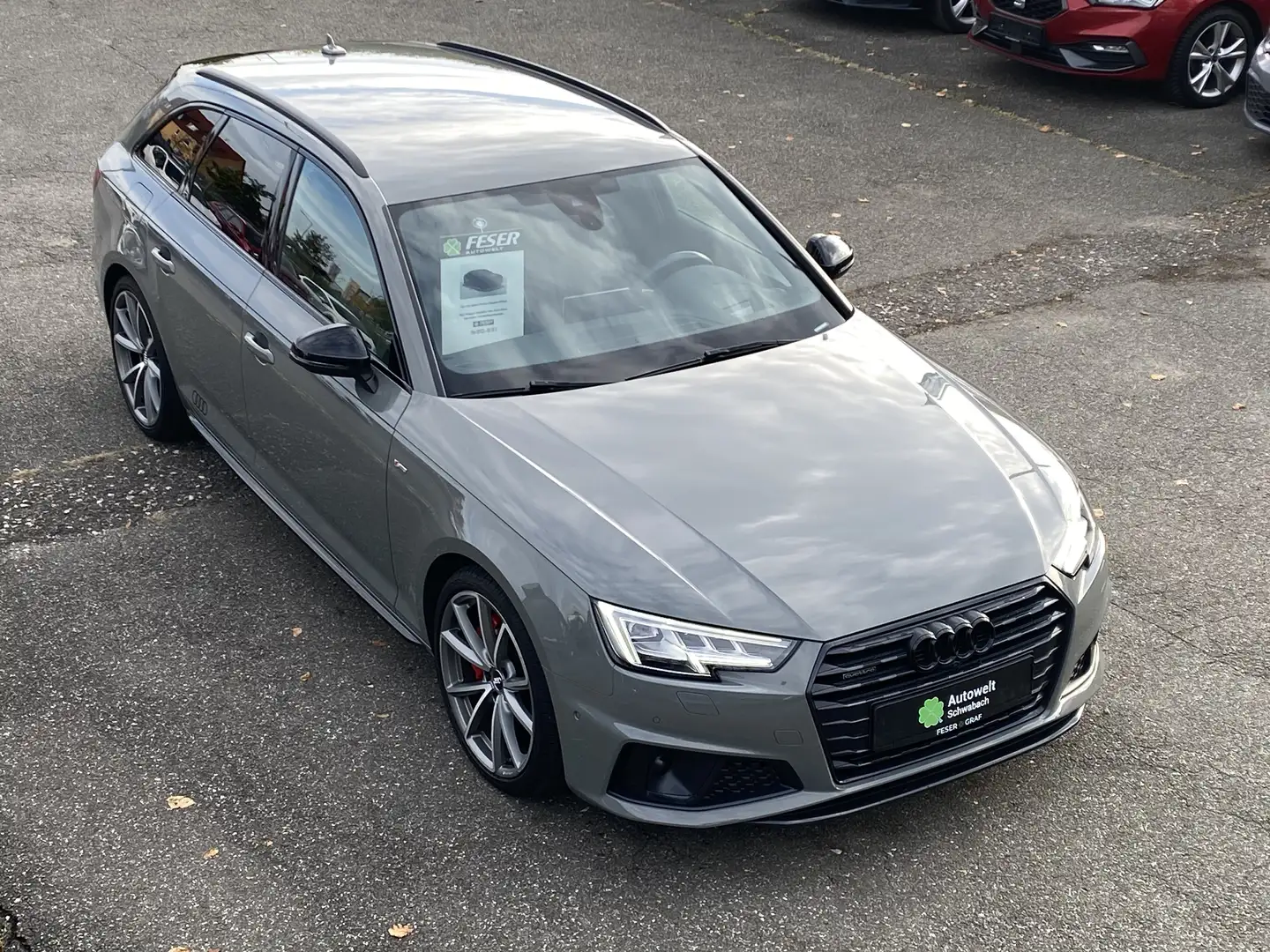 Audi A4 40 TDI qu S line STHZ BLACK HEAD MATRIX AHK Grau - 1