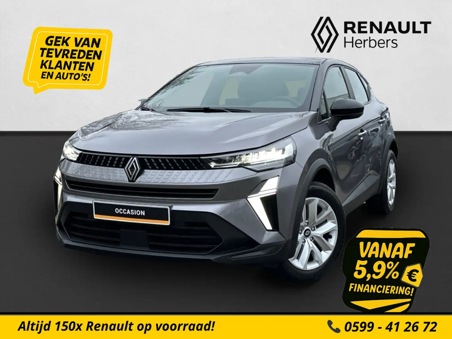 Renault Captur 1.0 TCe 90 evolution CAMERA / GROOT NAVI / APPLE C Grau - 1