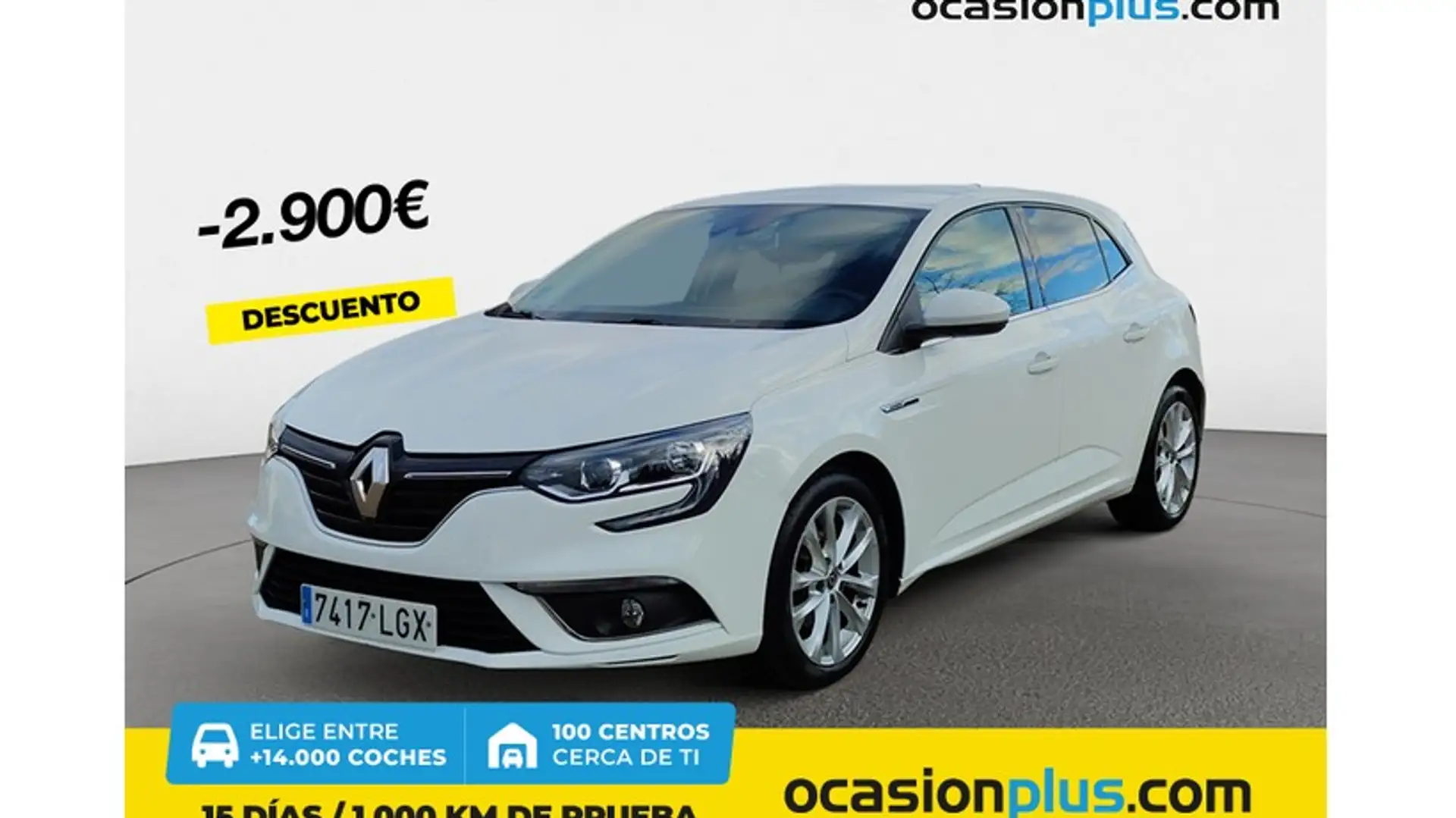 Renault Megane 1.5dCi Blue Zen EDC 85kW Blanc - 1