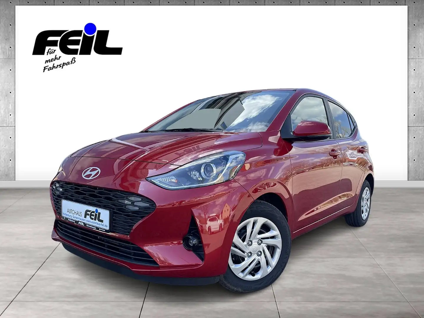 Hyundai i10 Select DAB RFK Klima PDC Rood - 1
