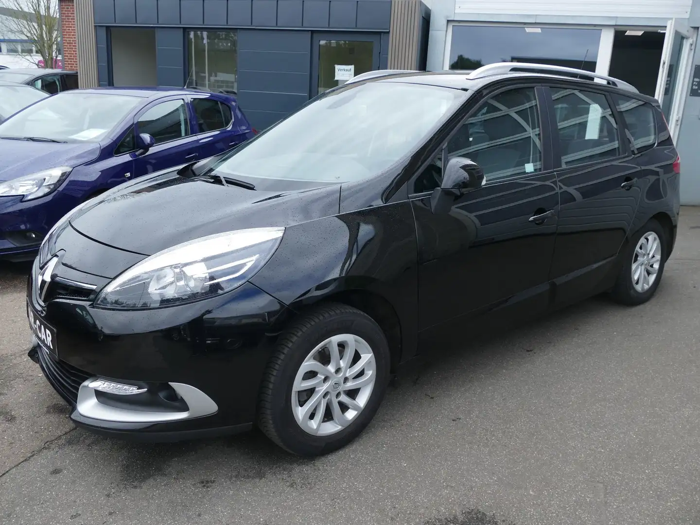Renault Grand Scenic 1.5 DCi Klimaautomatik Navi 7 Sitzer AHK Einparkhi Czarny - 1
