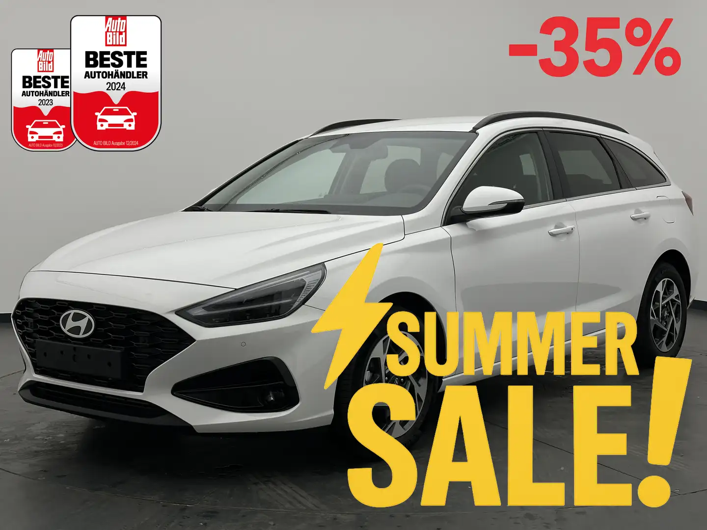 Hyundai i30 i30 Kombi 1.5 T-GDI 48V Style +NAVI+CAM+LED-SW+ Blanco - 1