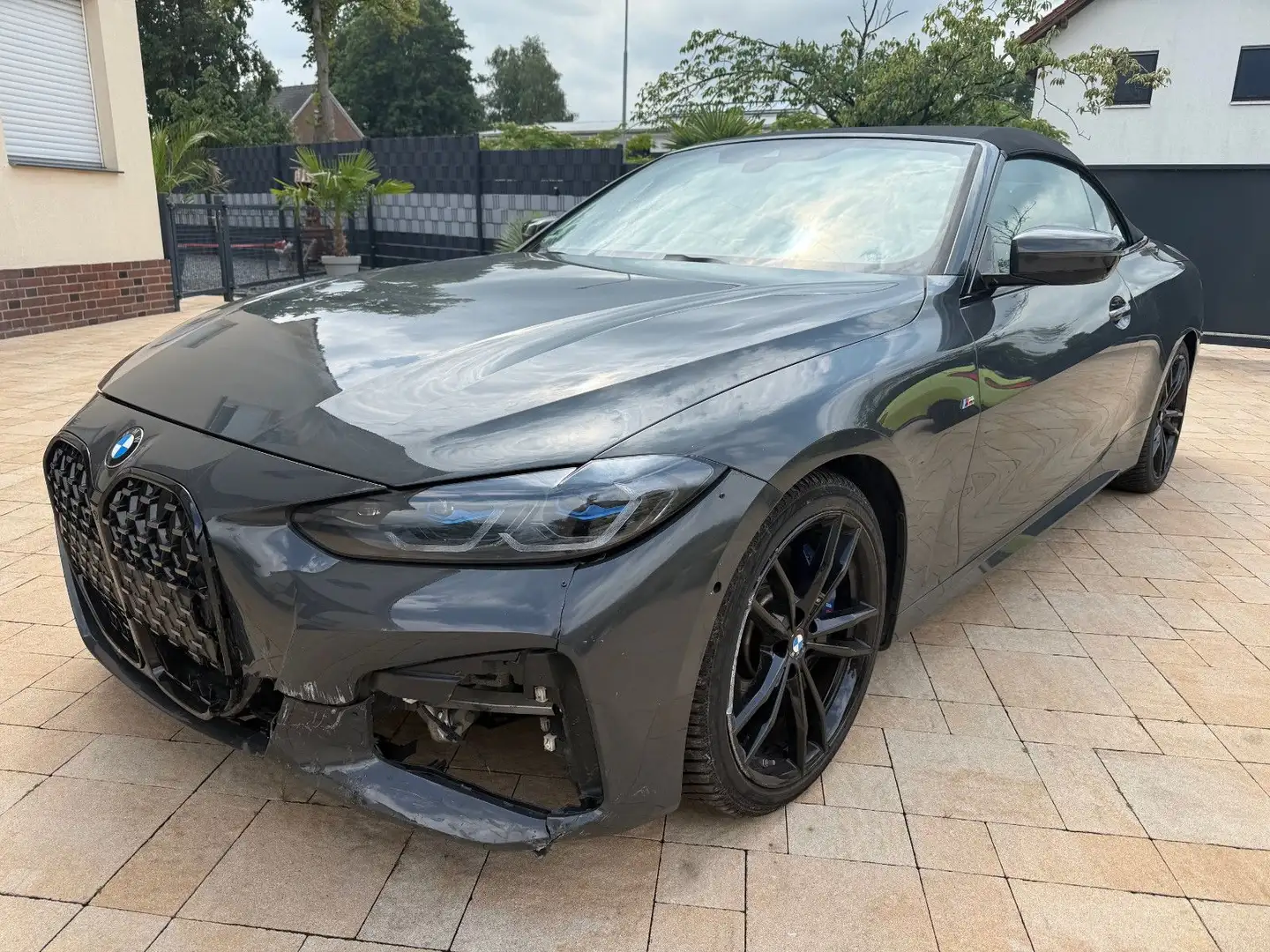 BMW 430 i Cabrio M Sport+HuD+Komfortzug.+AHK+Laser+ Gri - 1