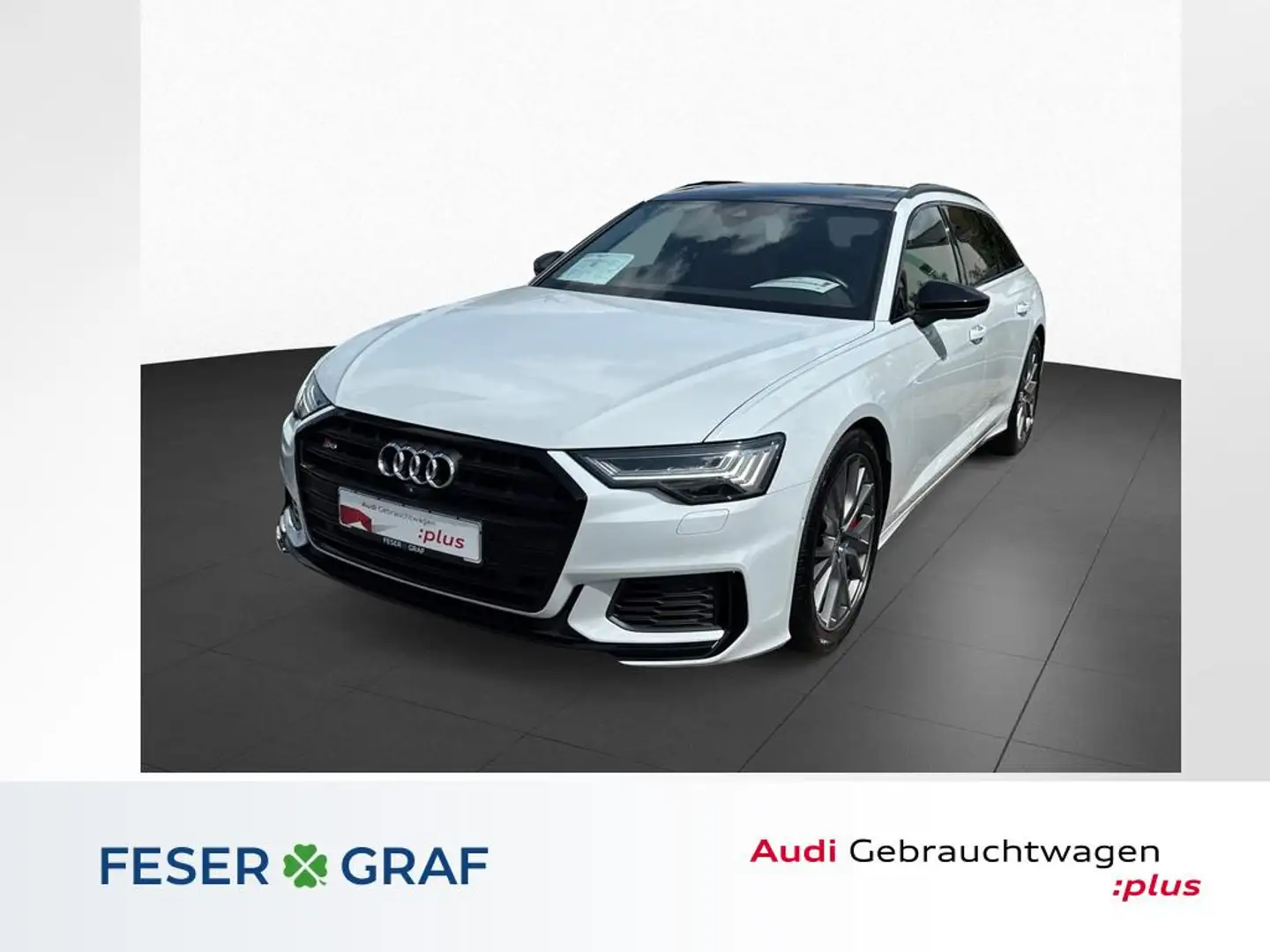 Audi S6 Avant qu. Tip-tro. +HD-MATRIX+PANO+STADT+PARKen+ Wit - 1