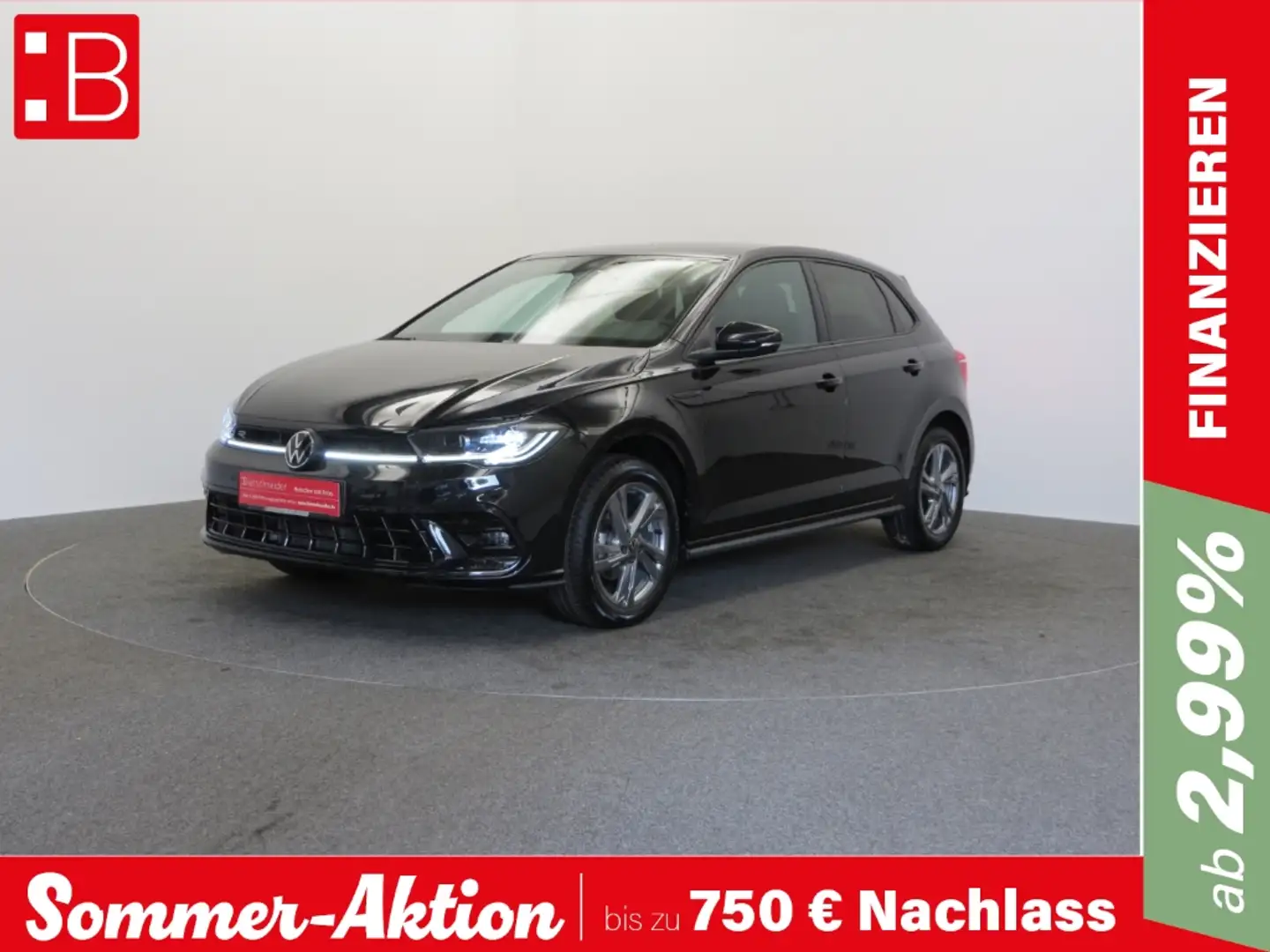 Volkswagen Polo 1.0 TSI DSG R-Line IQ-LIGHT DIGITAL COCKPIT 16 ACC Schwarz - 1