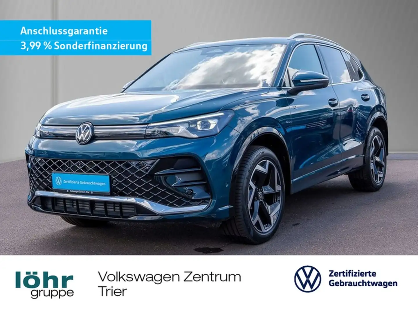Volkswagen Tiguan 2.0 TDI DSG 4Motion R-Line AHK, DCC, WWV Blau - 1