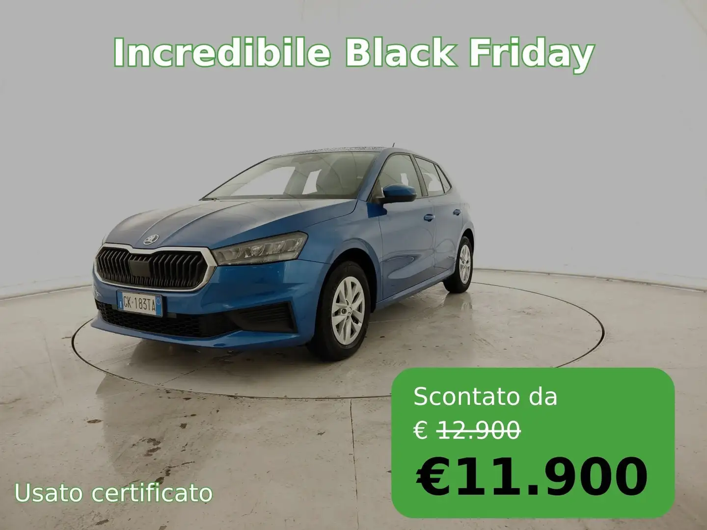 Skoda Fabia Fabia 1.0 MPI 65 CV Ambition Blu/Azzurro - 1
