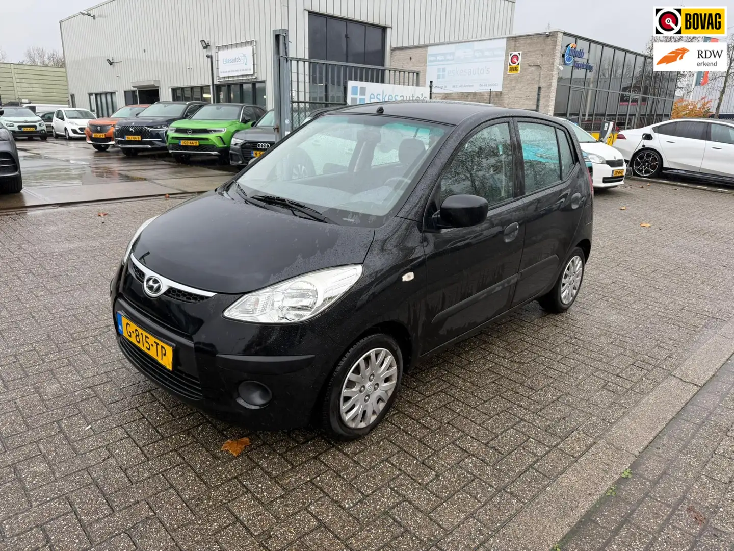 Hyundai i10 1.1 Dynamic, Airco, NAP, Nette auto Zwart - 1