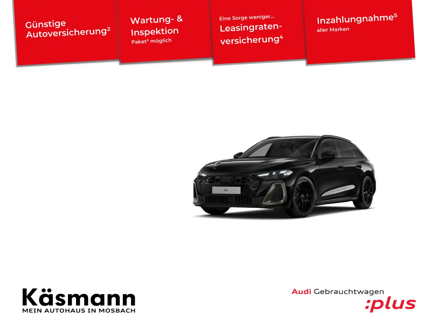 Audi A5 TFSI qu S line AHK MATRIX HUD 360° B&O Schwarz - 1