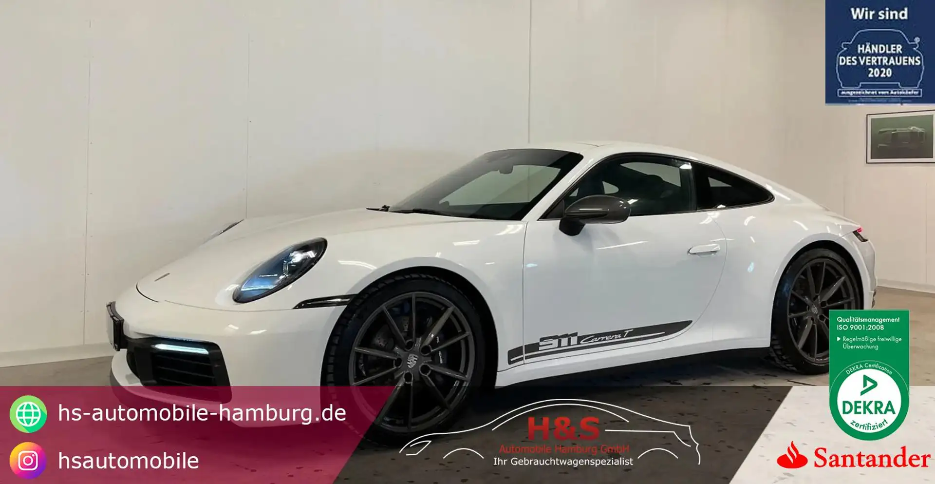 Porsche 992 911 Carrera T Weiß - 1