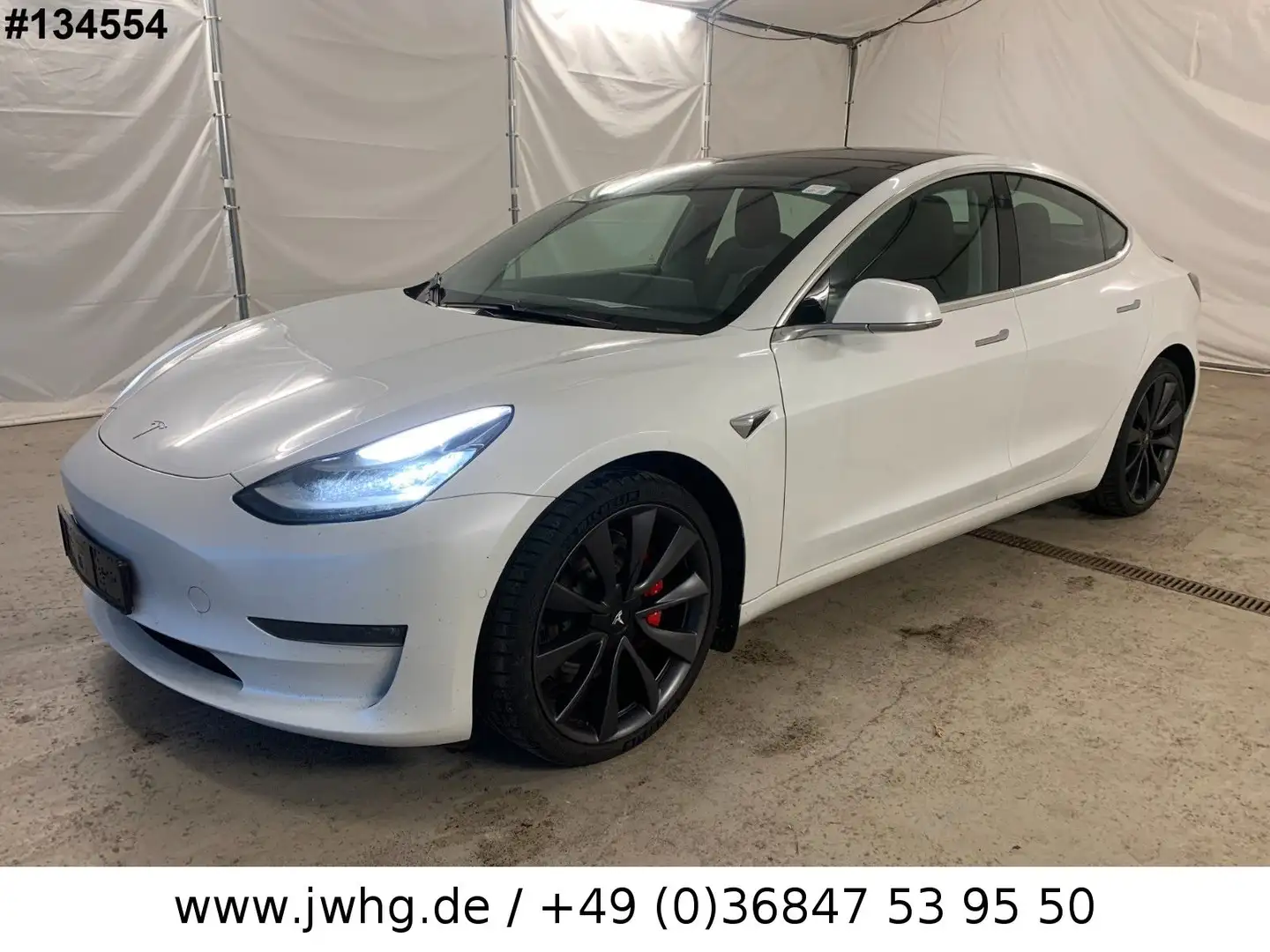 Tesla Model 3 AWD Performance 20" 1.Hand Unfallfrei! Weiß - 1