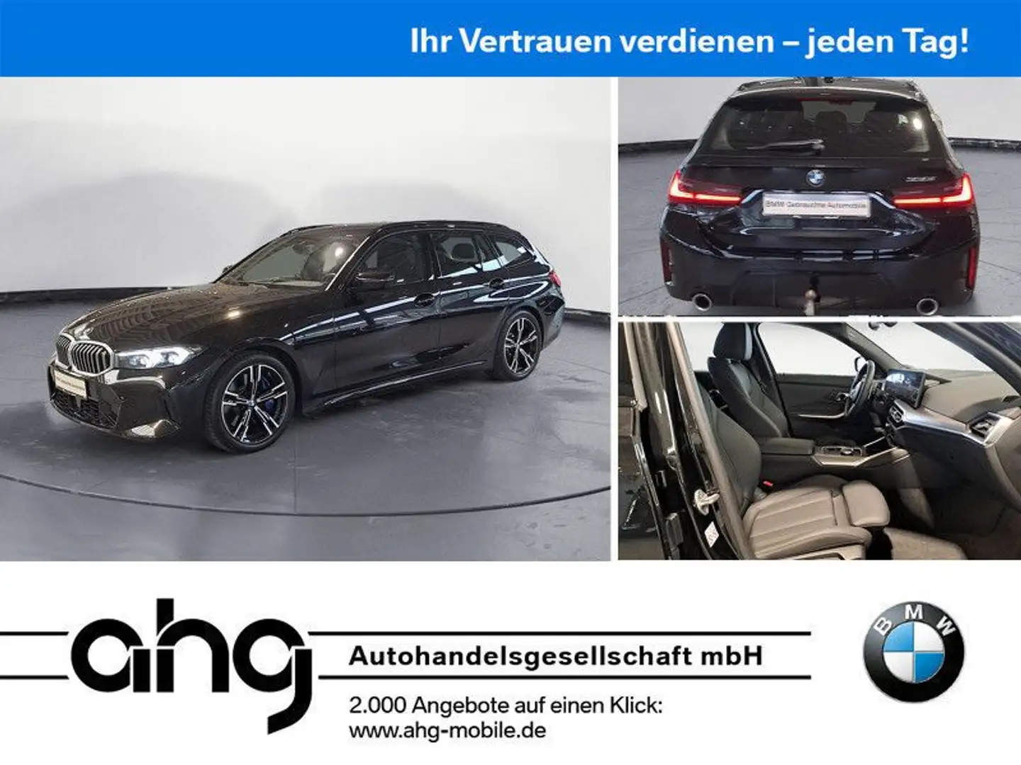 BMW 330 i Touring Automatic M Sportpaket Klimaaut. Schwarz - 1