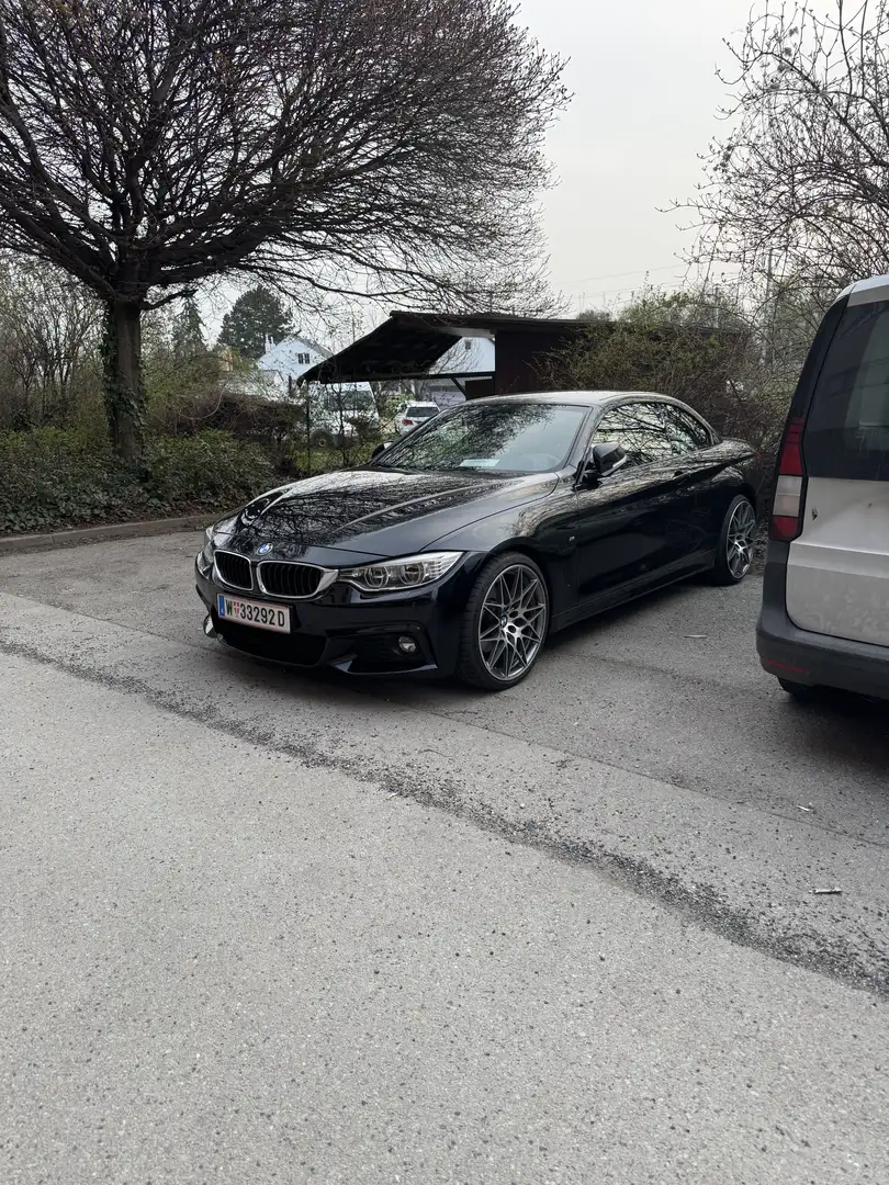 BMW 430 430d Cabrio Österreich-Paket Aut. Schwarz - 1