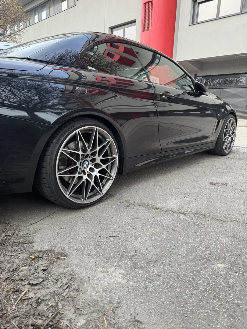 BMW 430 430d Cabrio Österreich-Paket Aut. Schwarz - 2
