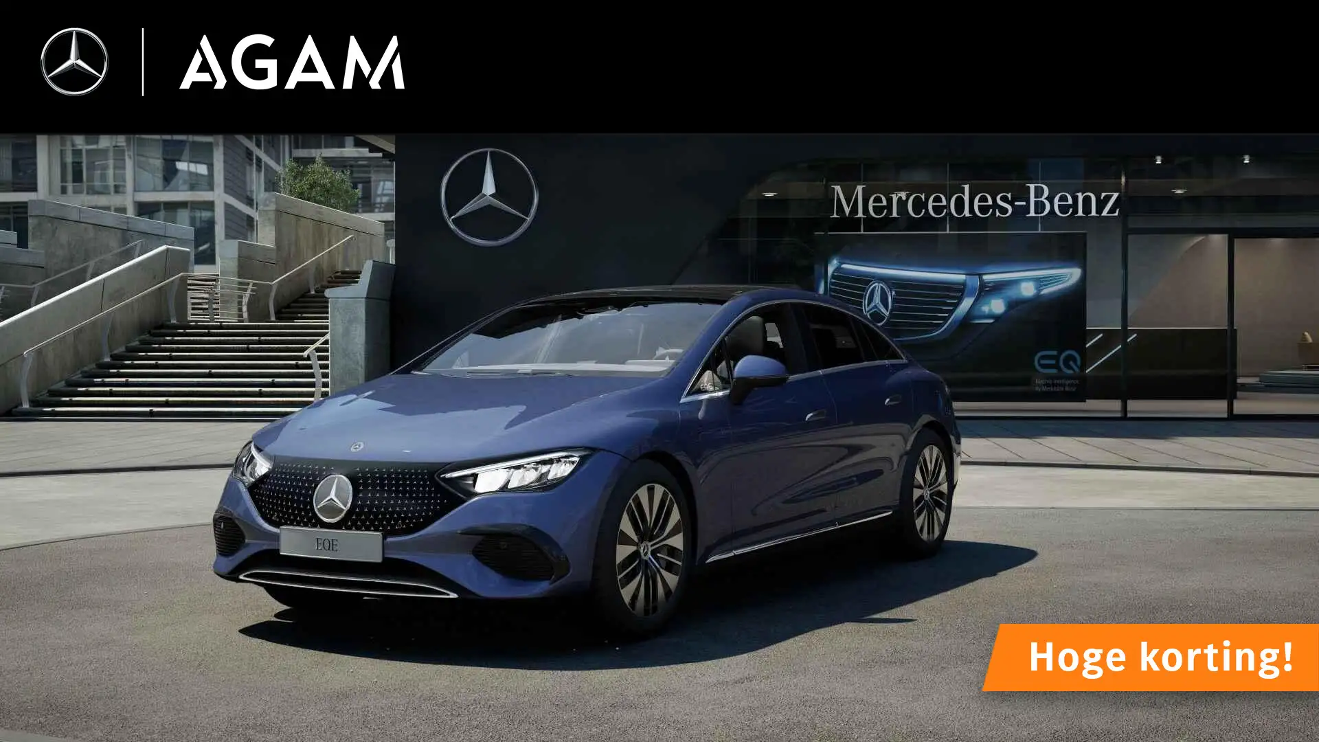Mercedes-Benz EQE 300 Limousine Business Edition LIMITED Blauw - 1