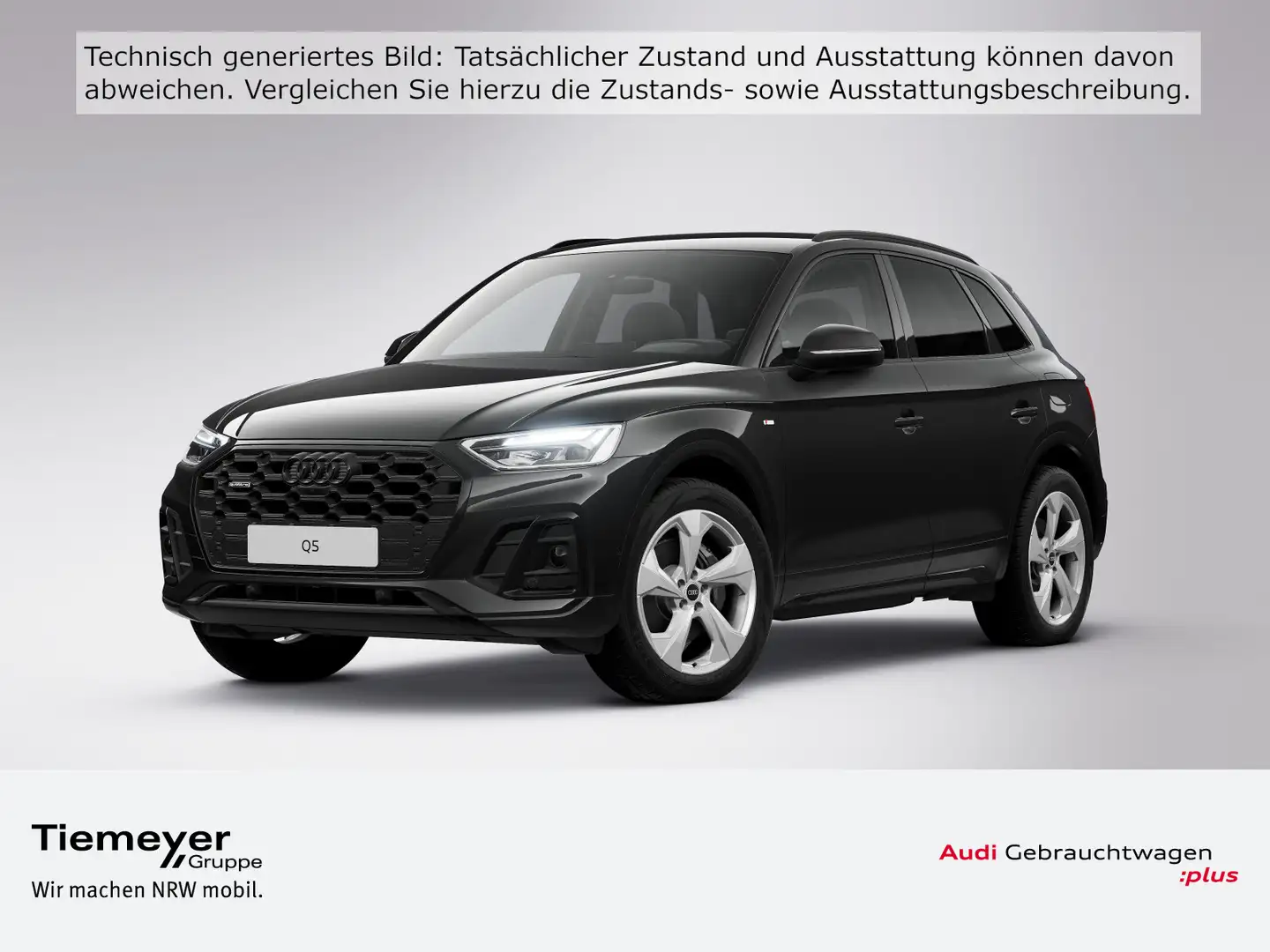 Audi Q5 50 TFSI e Q 2x S LINE LM20 ALCANTARA 360° AHK Schwarz - 1