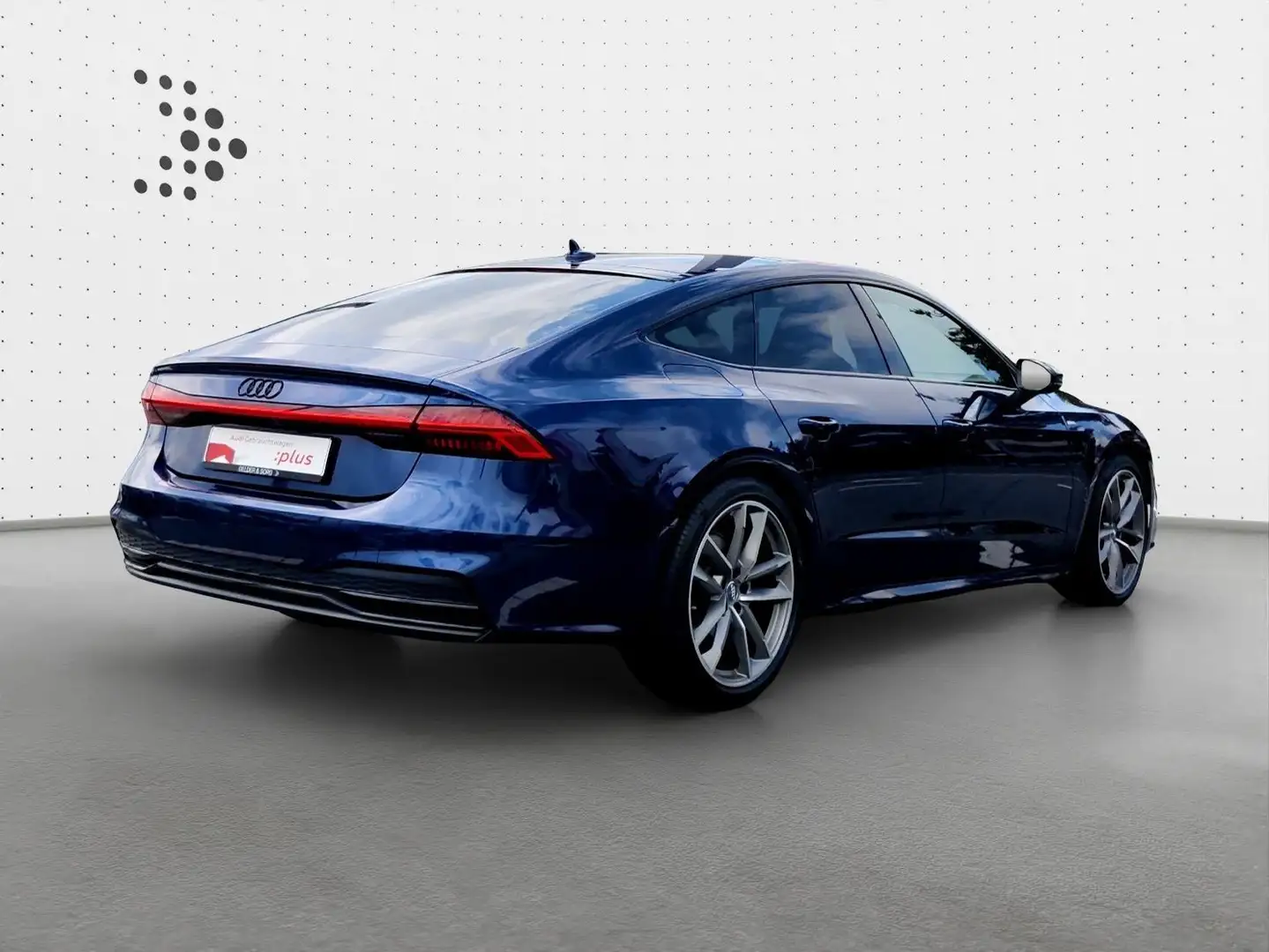 Audi A7 55 TFSIe qu. TV*Dämpfer*AHK*SoftCl* Bleu - 2