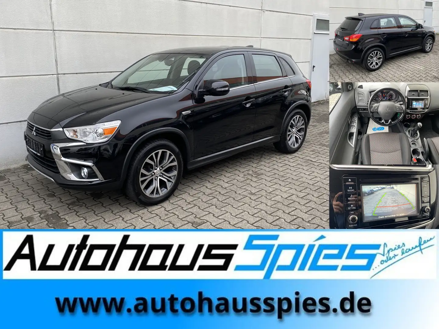Mitsubishi ASX 1.6 MIVEC 2WD Diamant Ed. Rkam Tmat Shz Schwarz - 1