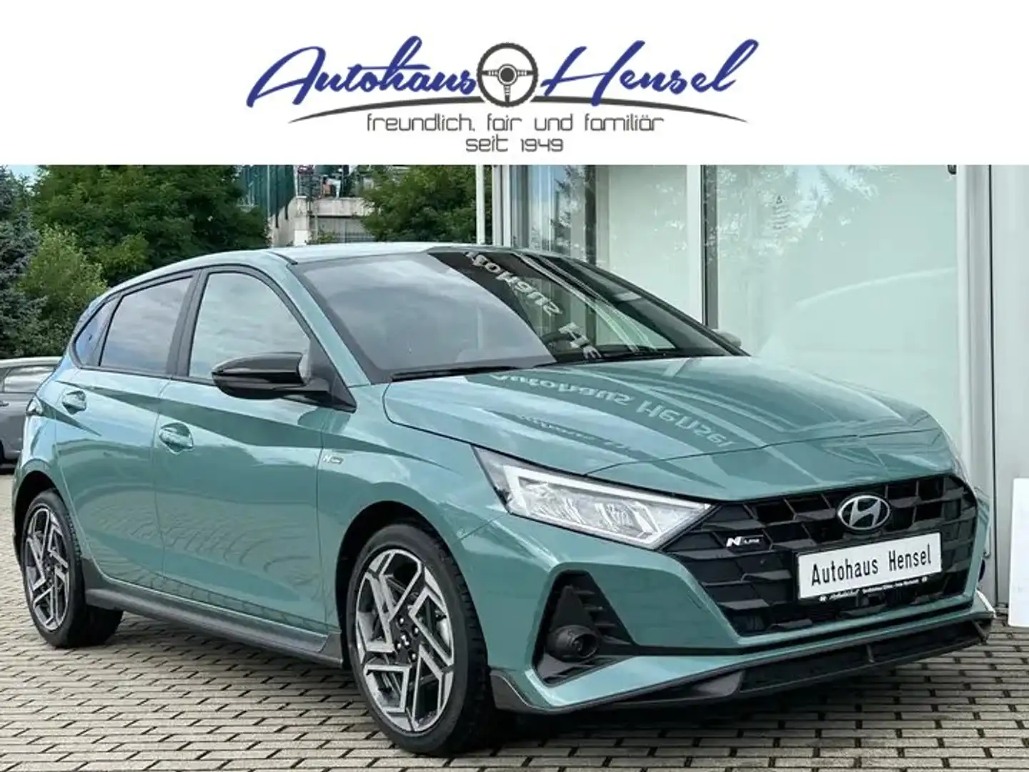 Hyundai i20 1.0 T-GDi DCT N-Line Assis.-Paket Smart-Paket BOSE Grün - 1