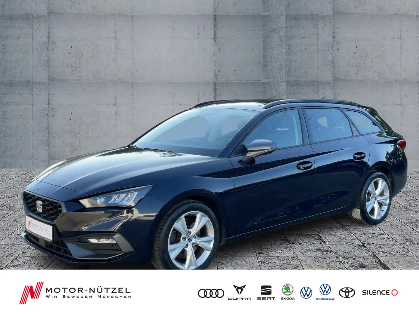 SEAT Leon ST 2.0 TDI DSG FR-LINE LED+NAVI+AHK+ACC+SHZ Blau - 1
