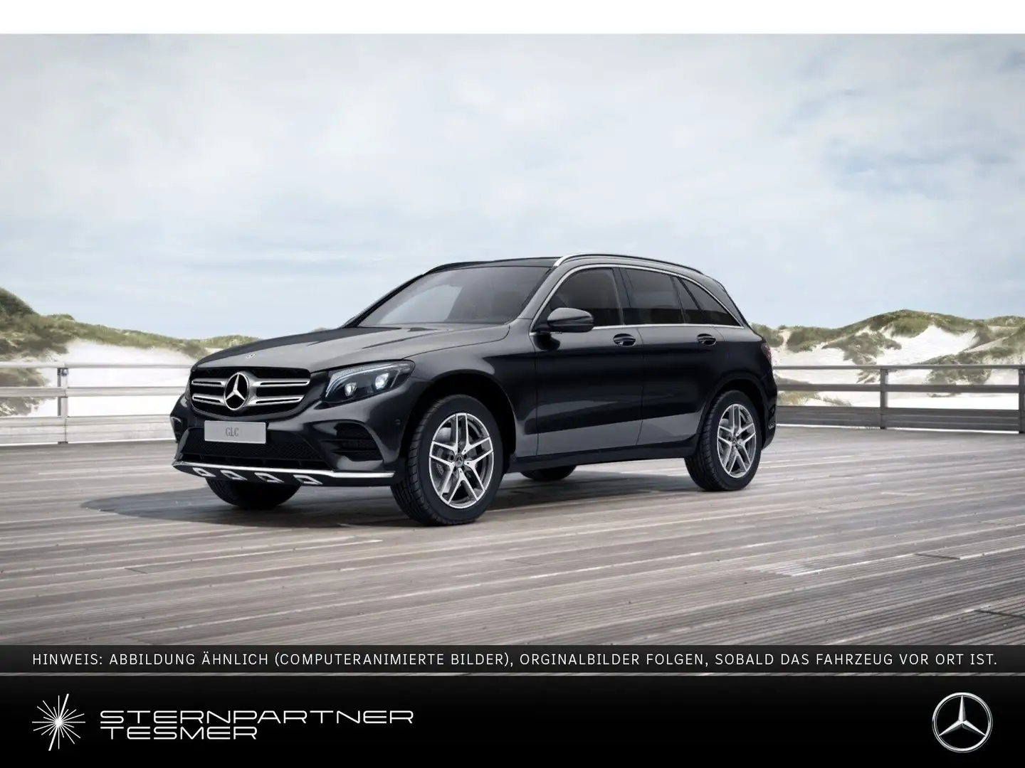 Mercedes-Benz GLC 250 4M +AMG+MBUX+Sportausp.+PANO+KAMERA+AHK Noir - 1