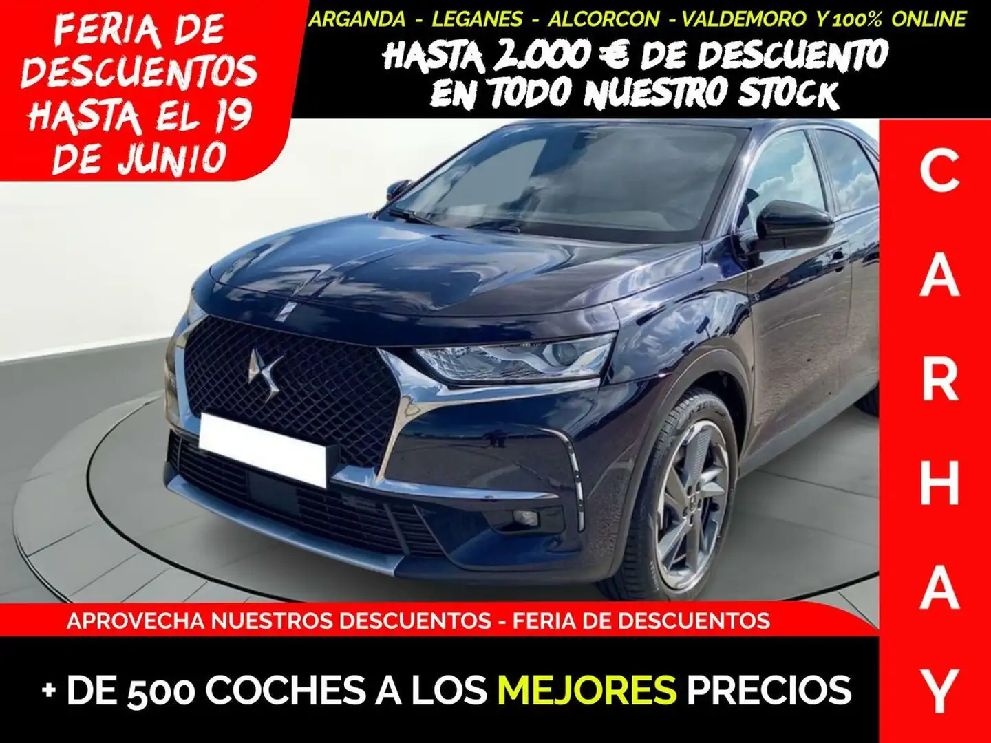 DS Automobiles DS 7 Crossback 1.6 E-TENSE PHEV BASTILLE+ AUT Blau - 1