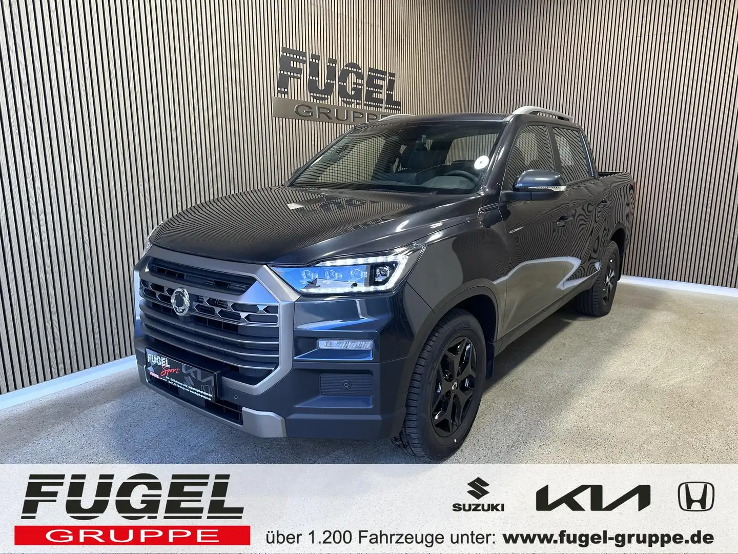 SsangYong Musso 2.2 D 6AT 4WD Blackline Navi|Sitzbelüft.|RFK Gri - 1