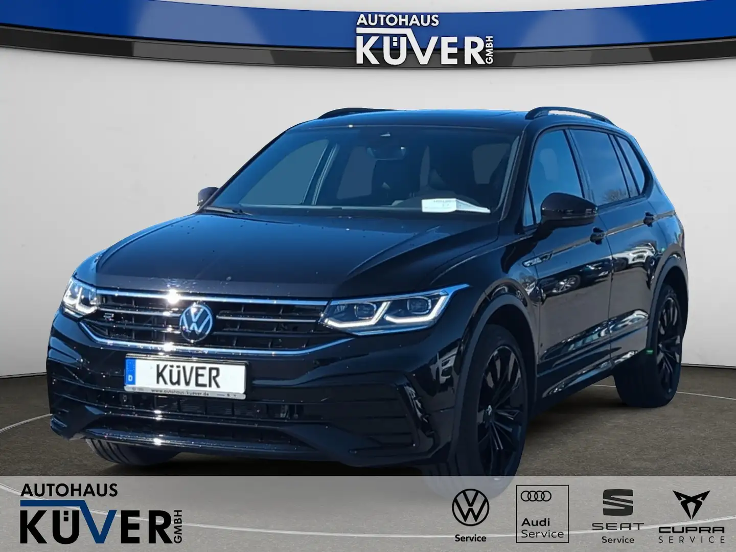 Volkswagen Tiguan Allspace R-Line 2,0 TSI DSG 4M+Pano+IQ+7S Schwarz - 1