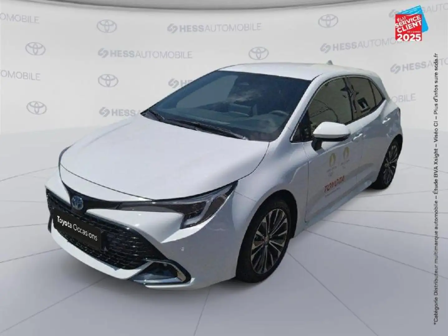 Toyota Corolla 1.8 140ch Design MY23 Blanc - 1