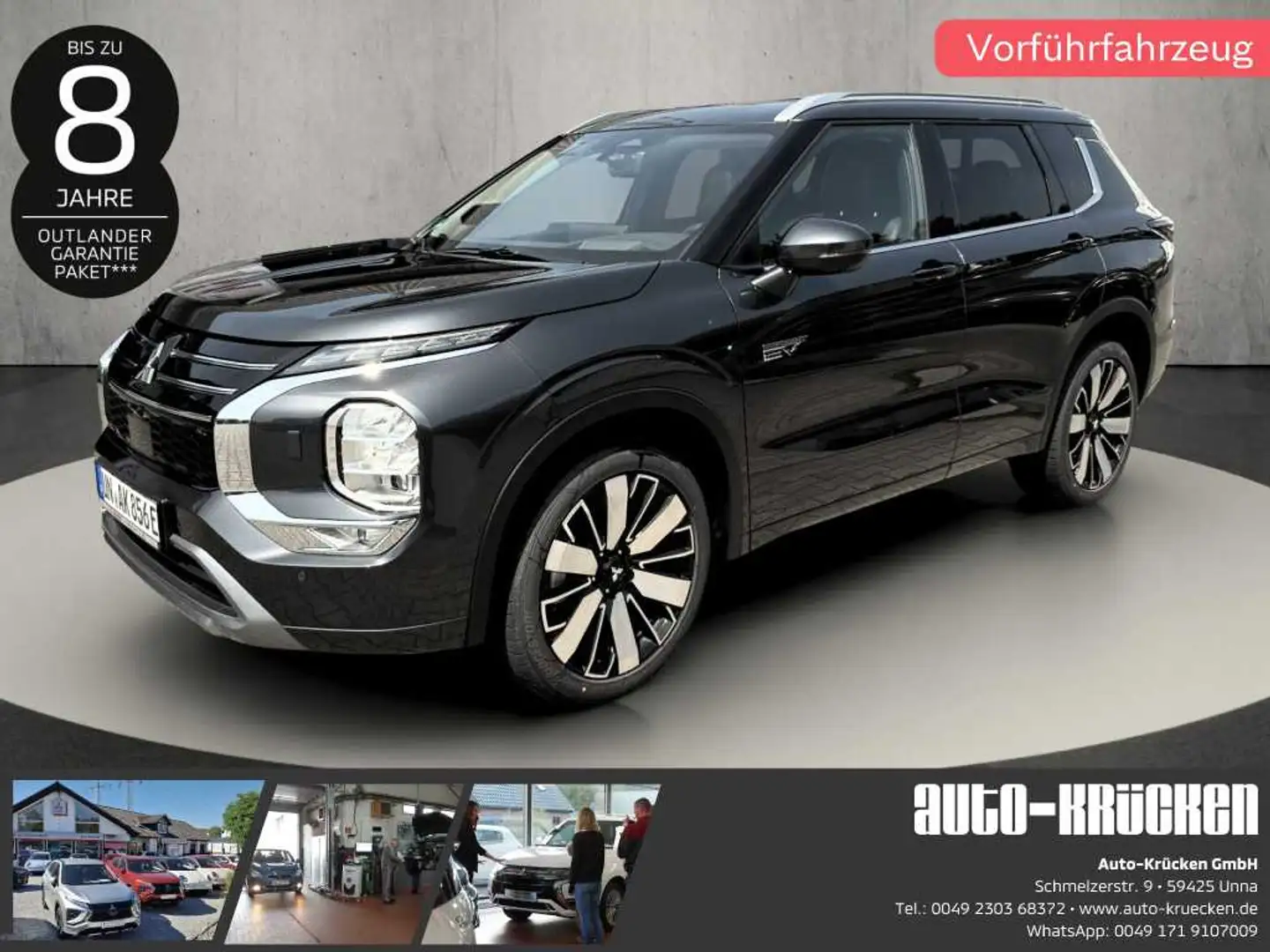 Mitsubishi Outlander Plug-in Hybrid Top Allrad Standheizung Gris - 1