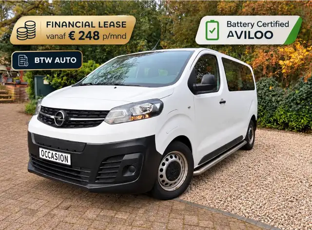 Opel Vivaro L2H1 9-Persoons 75kWh 136PK Dealer onderhouden