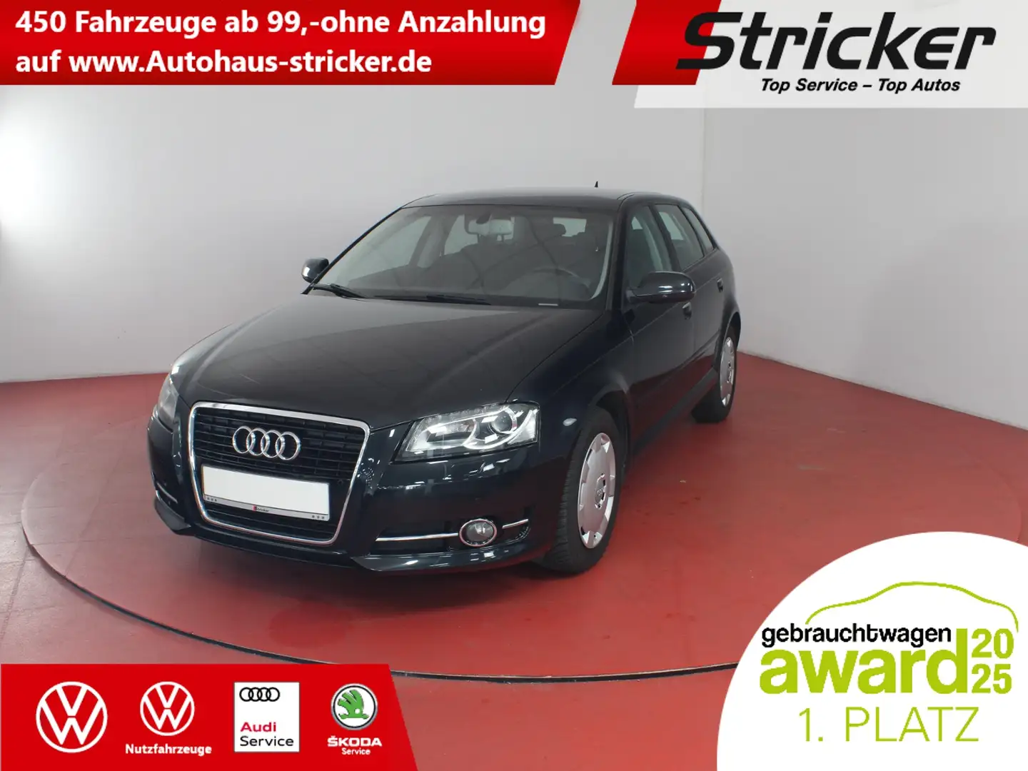 Audi A3 Sportback Attraction 1.2 TFSI TÜV bis 05/2027 Xen Schwarz - 1
