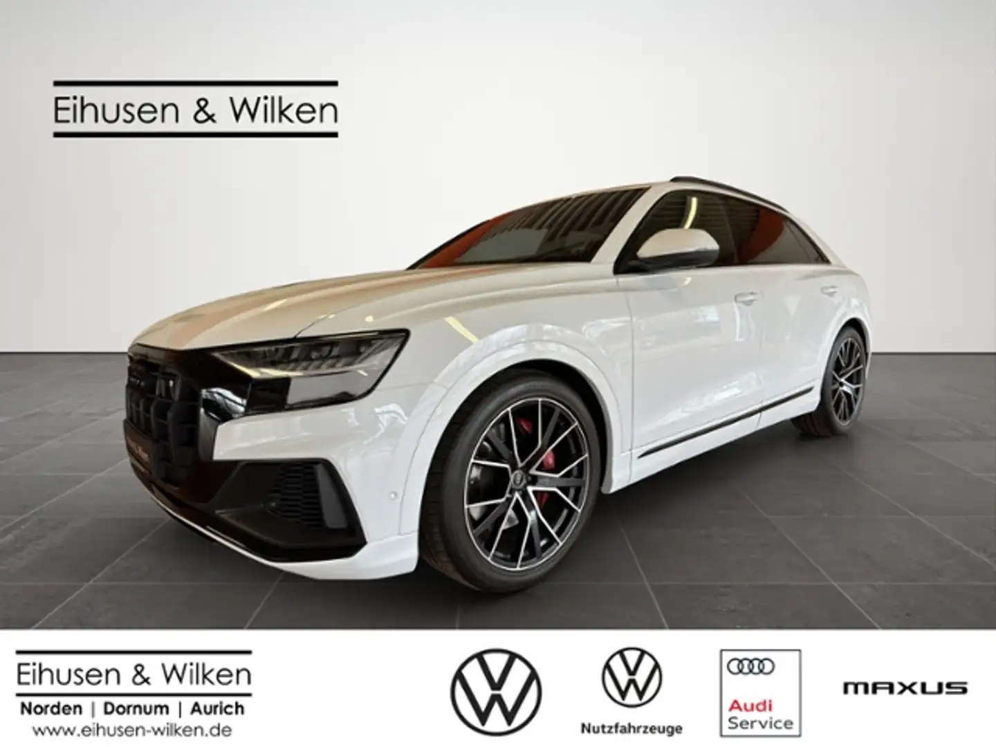 Audi SQ8 4.0+TFSi+MATRIX+PANO+STANDH+AHK+ Blanc - 1