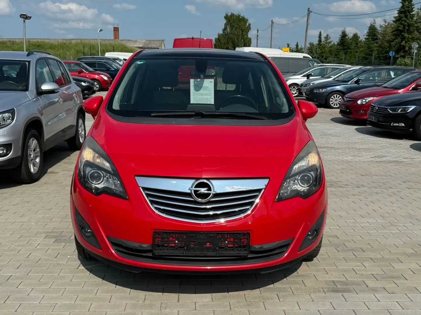 Opel Meriva B Innovation*Pano*Navi*Tempomat*PDC Rood - 2