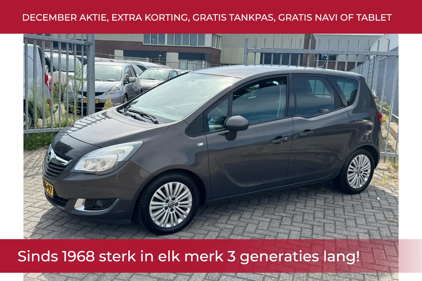 Opel Meriva 1.4 Turbo Business+ 120PK NL AUTO NAP! Navi l Crui Gris - 1
