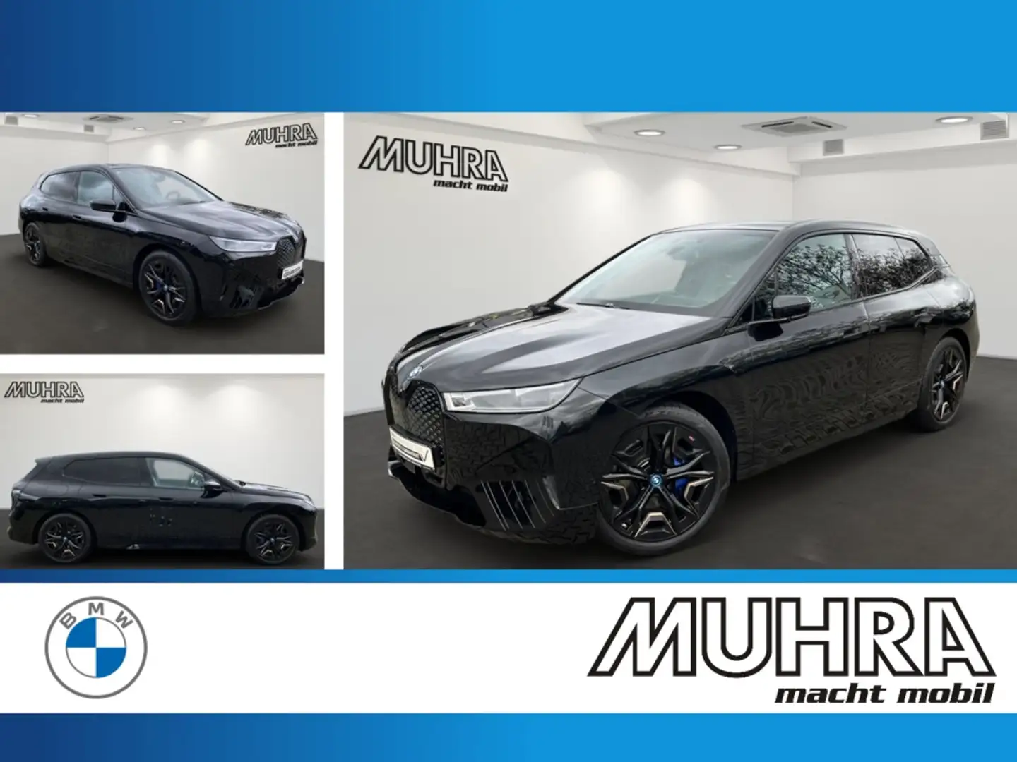BMW iX xDrive50 AHK Sportpaket H/K ACC Pano Sky 22" Fekete - 1