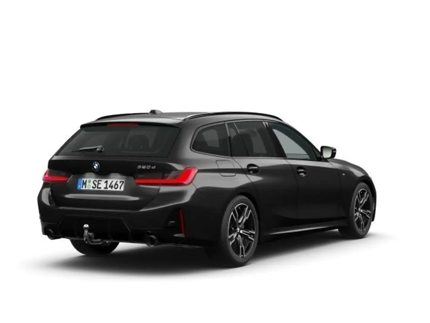 BMW 320 d Touring Automatik Sport Aut. Klimaaut. AHK Schwarz - 2