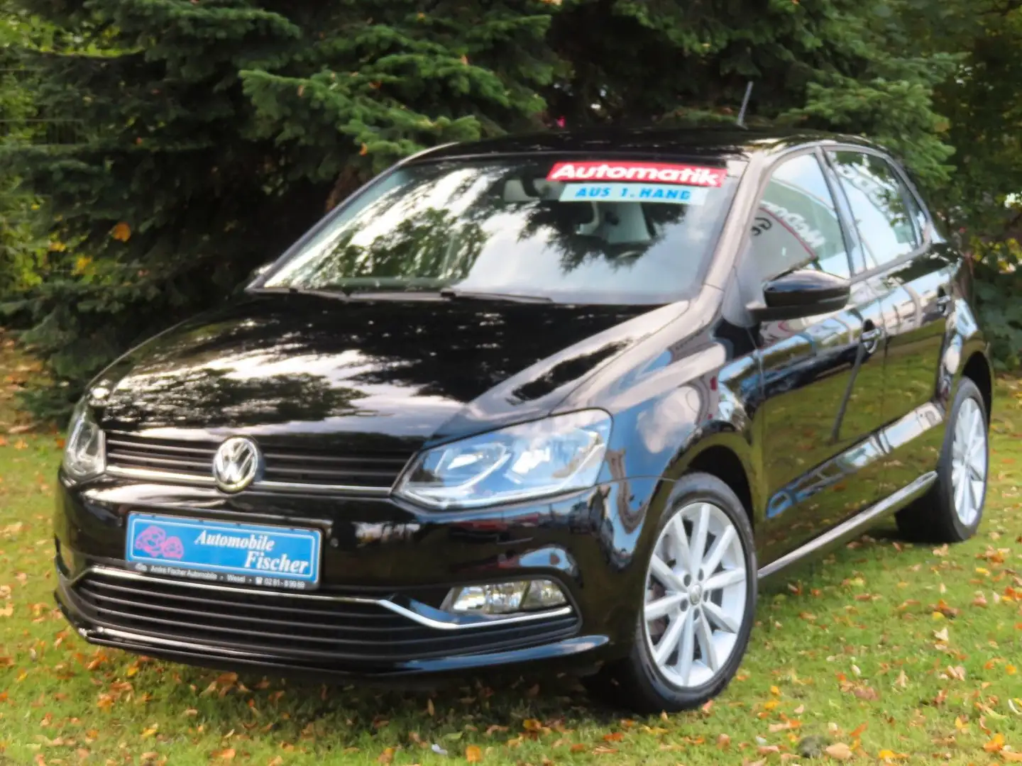 Volkswagen Polo Highline Automatik-1.Hand-30.000 km-Navi Schwarz - 1