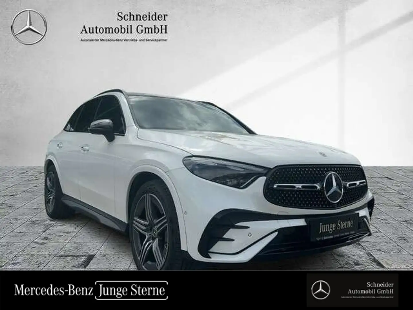 Mercedes-Benz GLC 220 d 4MATIC Night Pano HUD SpurW LM S-Sitz Weiß - 1