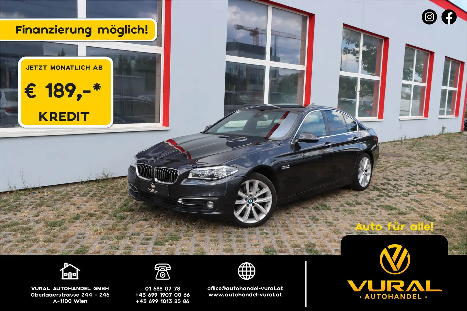 BMW 530 530 d xDrive | SCHIEBEDACH | Head-up | EXPORT | Grau - 1