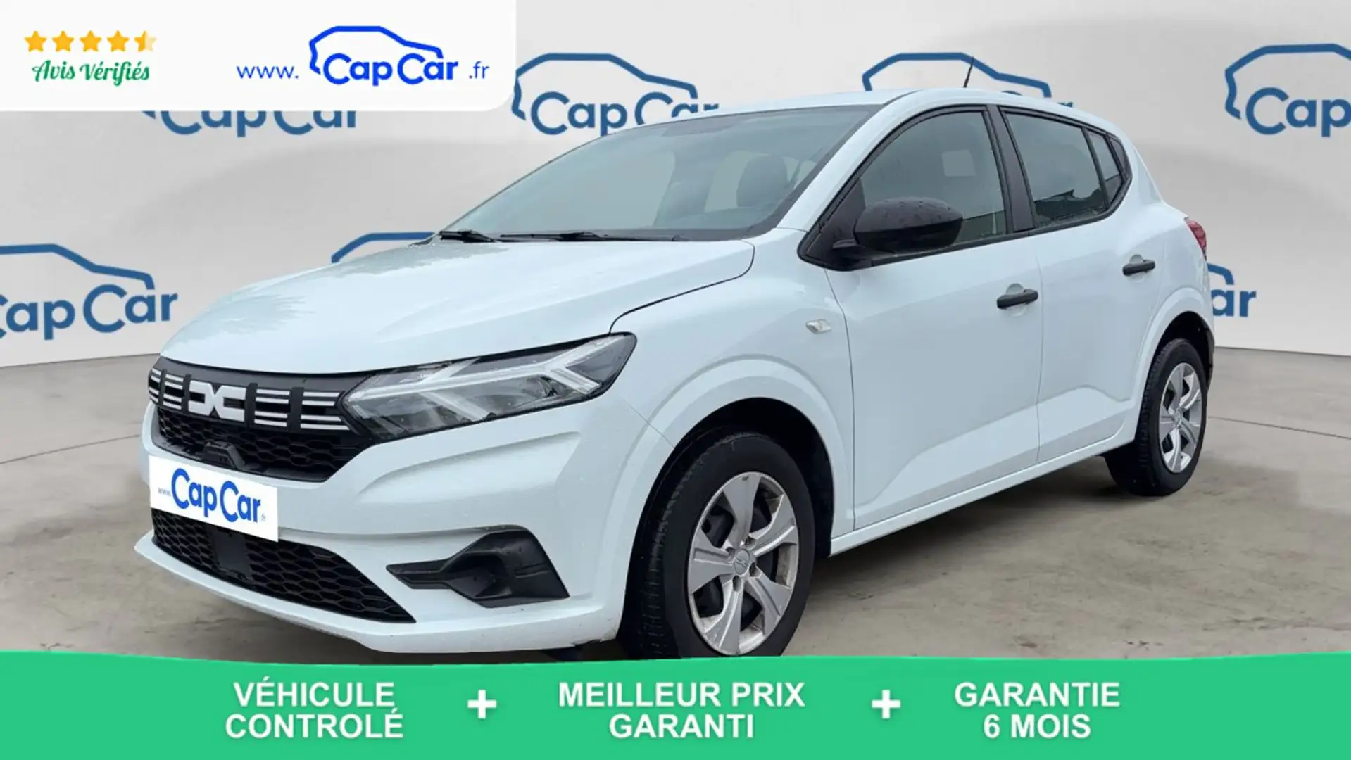 Dacia Sandero 1.0 ECO-G 100 Essential Blanc - 1