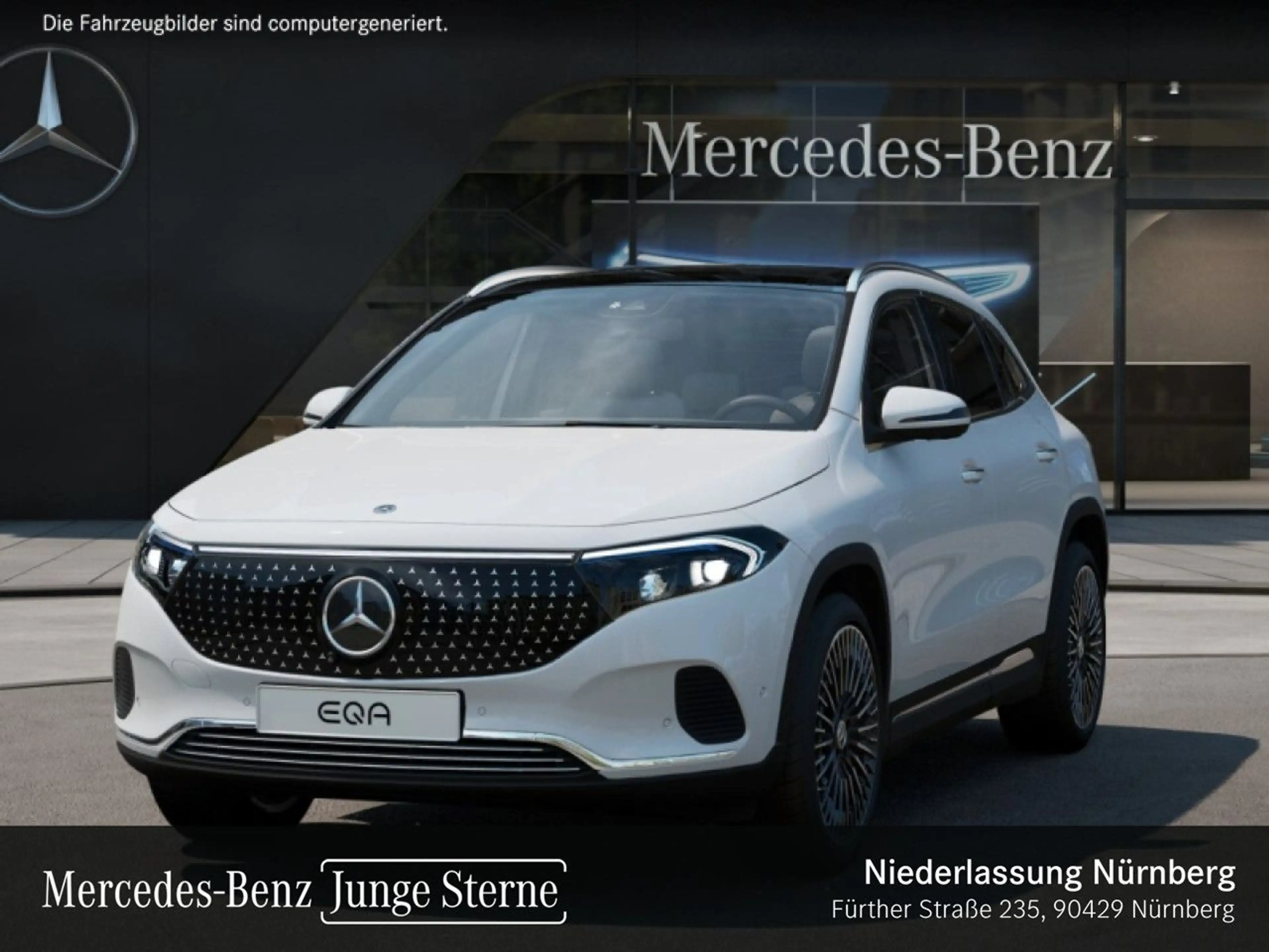 Mercedes-Benz EQA 250 ELECTRICART+20"+PLUS-PAKET+AHK+PANO+360 — photo 2