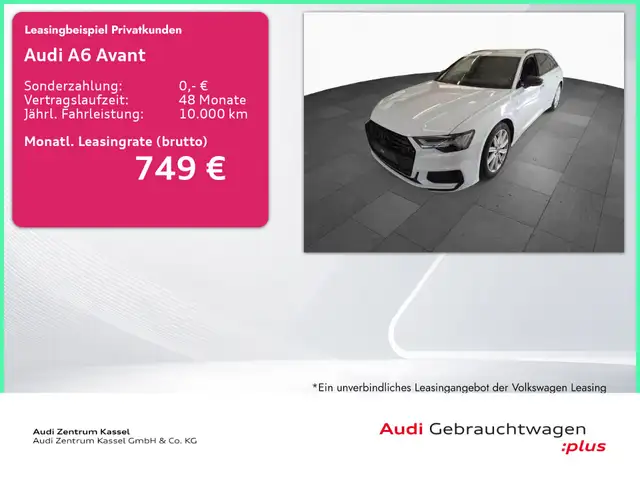 2023 Audi A6 in White for sale