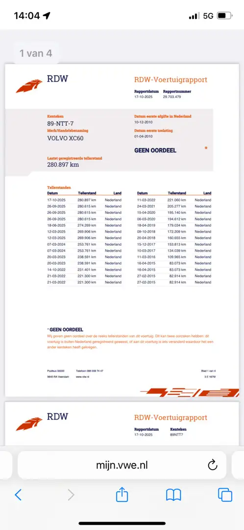 Volvo XC60 2.4D Garantie Prijs NL €8500 Wit - 2