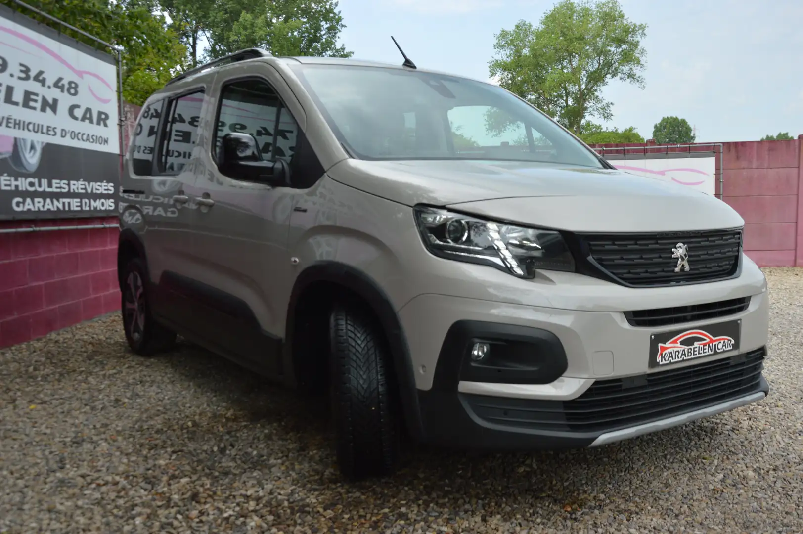 Peugeot Rifter 1.5BlueHDi Standard GTLine BOITE AUT PANO 85.223KM Beige - 2