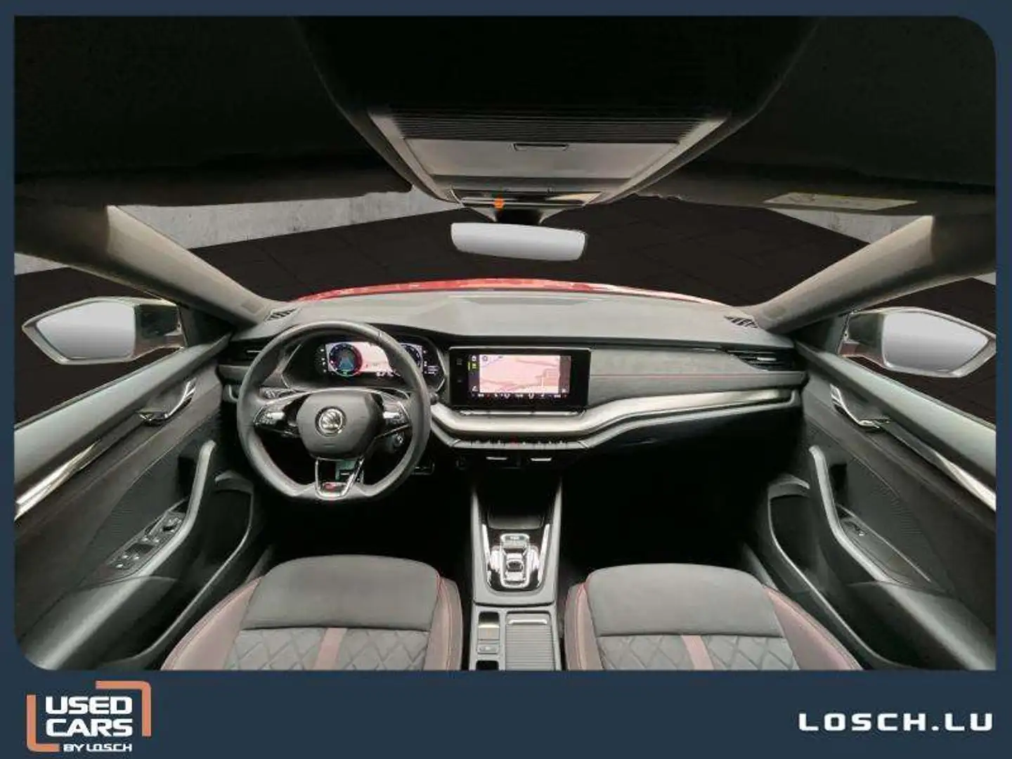 Skoda Octavia RS+DSG+4x4+LED+NAVI+DIGI+ Rood - 2