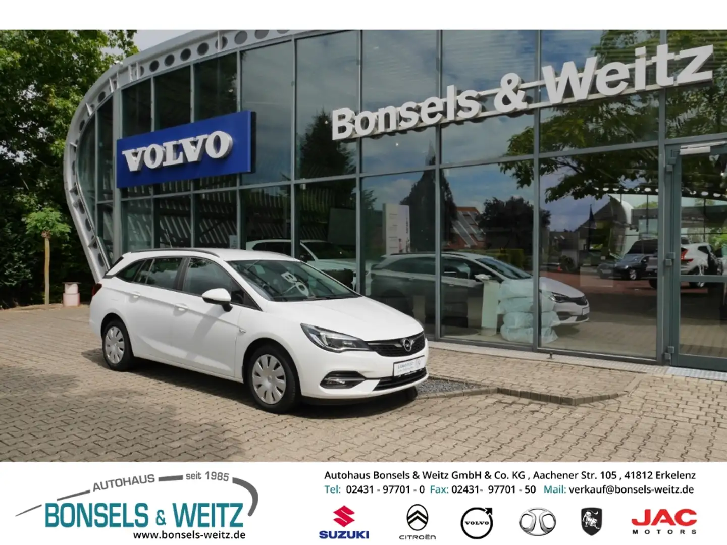 Opel Astra K 1.5 SPORTS TOURER BUSINESS EDITION AHK-abnehmbar Blanc - 1