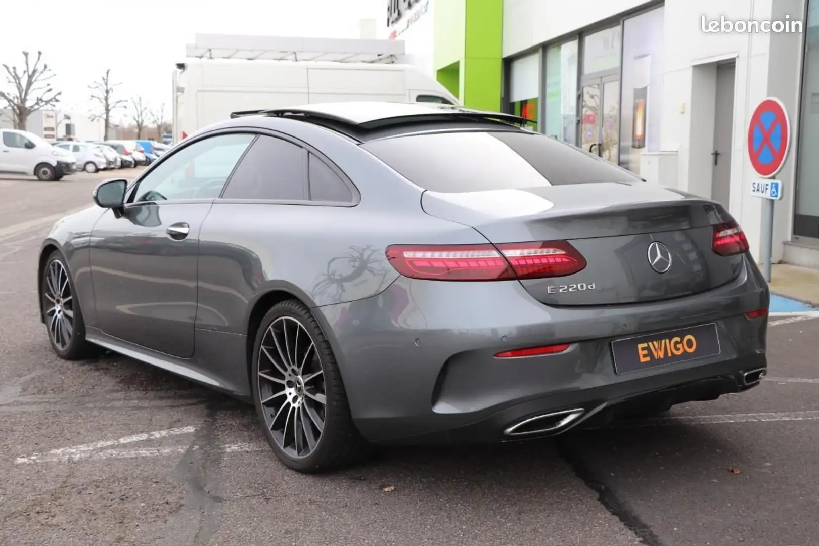 Mercedes-Benz E 220 Mercedes COUPE 2.0 220 D 194 AMG LINE 9G-TRONIC BV Gris - 2
