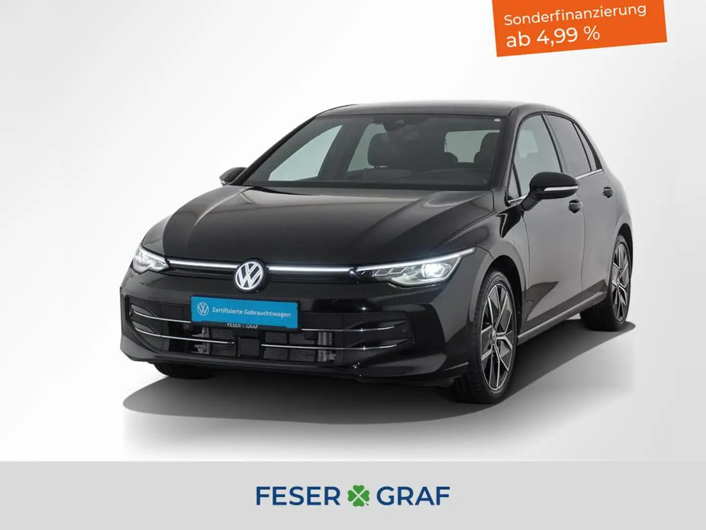 Volkswagen Golf 1.5 eTSI Edition 50 IQ.LIGHT PANO AHK NAVI Schwarz - 1